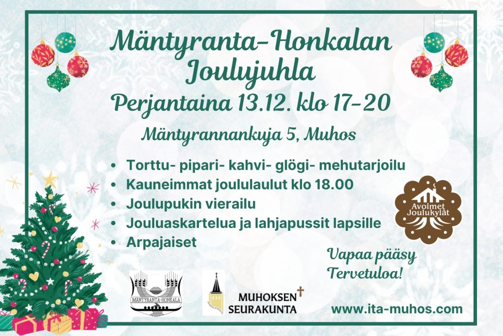 Kyläyhdistyksen joulujuhla 13.12 2024